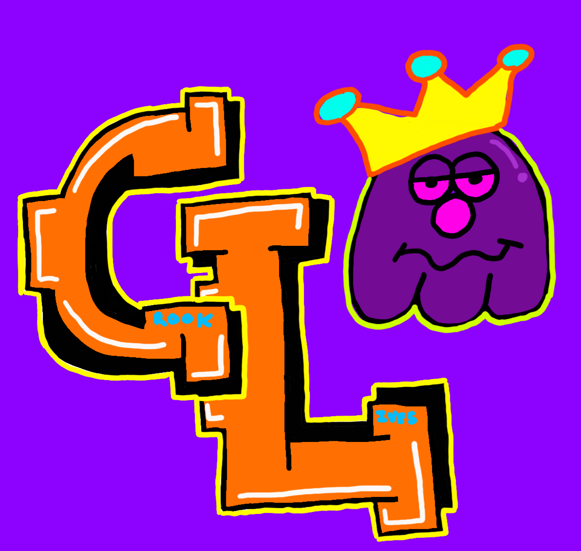 Crook Lives CL monogram mark with King Clyde Crook